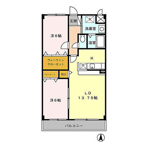 Ａｖｅｎｉｒ　Ｃｉｅｌ 3階 2LDK 賃貸物件詳細