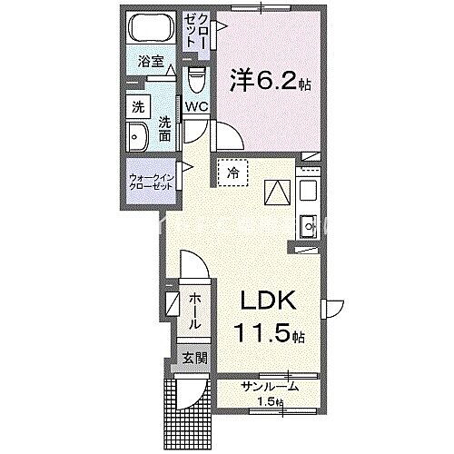 ヒカルサ豊橋柳生川ＩＩ 1階 1LDK 賃貸物件詳細