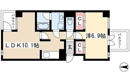 愛知県名古屋市千種区今池南4-5 今池駅 1LDK マンション 賃貸物件詳細