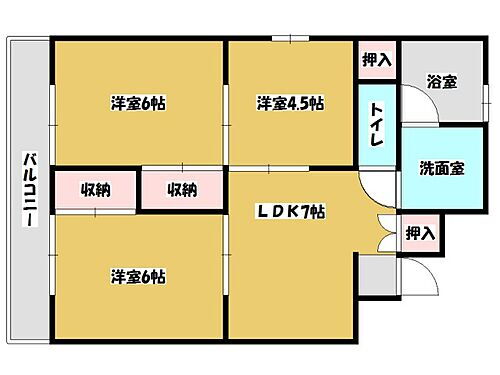 広島県広島市中区中島町 舟入町駅 3DK マンション 賃貸物件詳細