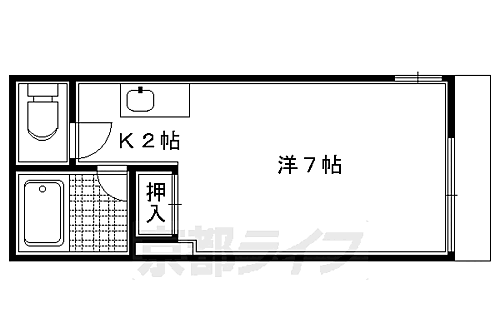 京都府京都市北区紫野十二坊町 北野白梅町駅 1K アパート 賃貸物件詳細