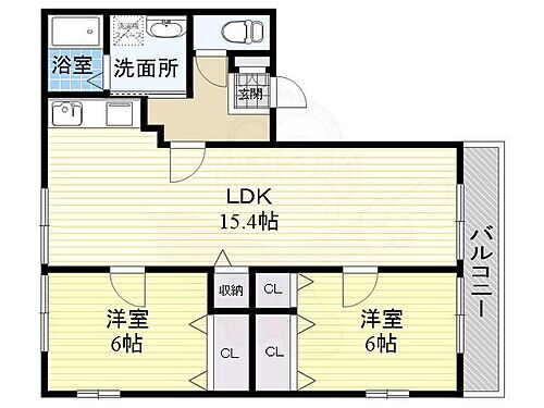 プリムローズ宝塚 2階 2LDK 賃貸物件詳細
