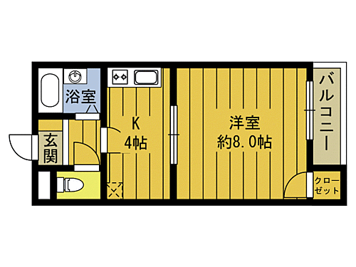 大分県大分市庄境 大在駅 1K マンション 賃貸物件詳細