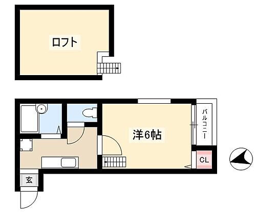 愛知県名古屋市守山区太田井12-5 喜多山駅 1K アパート 賃貸物件詳細