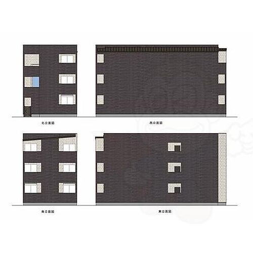 フリューゲル三条 3階建