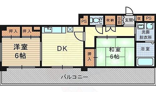 兵庫県尼崎市南塚口町3丁目 塚口駅 2DK マンション 賃貸物件詳細