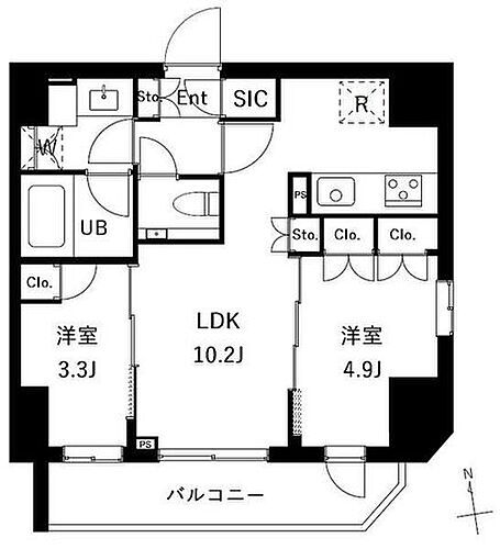 東京都台東区小島1丁目3-1 新御徒町駅 2LDK マンション 賃貸物件詳細
