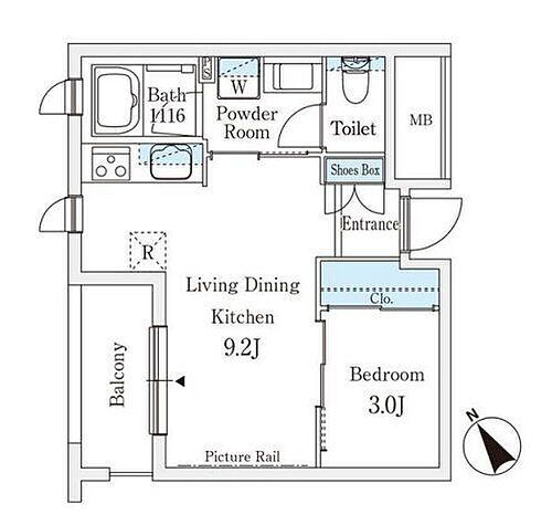 エル・セレーノ西早稲田 西早稲田駅 1LDK 賃貸(賃貸マンション・アパート)