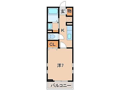 和歌山県和歌山市吹屋町3丁目 和歌山駅 1K アパート 賃貸物件詳細