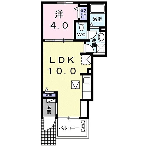 鳥取県米子市観音寺新町2丁目1番46号 東山公園駅 1LDK アパート 賃貸物件詳細