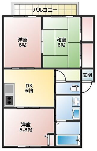 岡山県岡山市東区瀬戸町沖191-4 瀬戸駅 3DK アパート 賃貸物件詳細