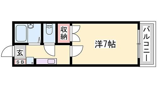 兵庫県姫路市砥堀 砥堀駅 1K アパート 賃貸物件詳細