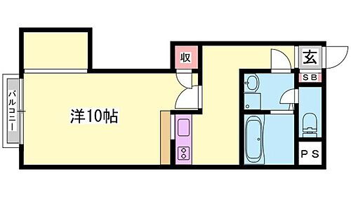 兵庫県姫路市白国1丁目 野里駅 1K アパート 賃貸物件詳細