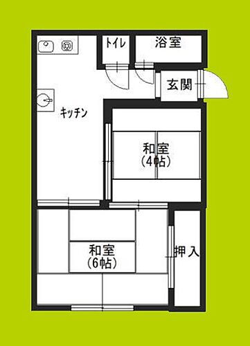 みやぎマンション 1階 2DK 賃貸物件詳細