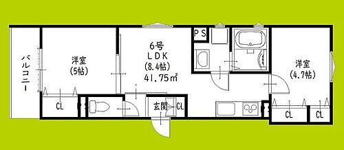 大阪府松原市南新町３丁目 布忍駅 2LDK アパート 賃貸物件詳細