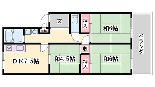 兵庫県加古川市加古川町北在家 賃貸マンション