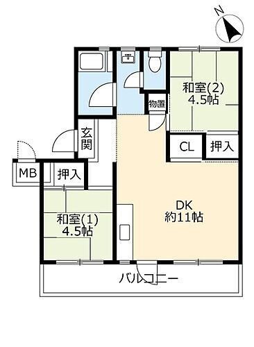 茨城県取手市井野団地 取手駅 2LDK マンション 賃貸物件詳細