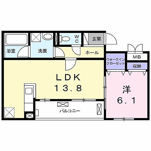 大阪府東大阪市友井3丁目6番19号 弥刀駅 1LDK アパート 賃貸物件詳細