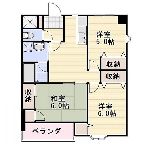 長野県長野市西和田1丁目 北長野駅 3DK マンション 賃貸物件詳細