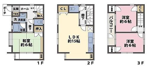 東京都目黒区三田2丁目 恵比寿駅 3LDK 一戸建て 賃貸物件詳細