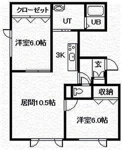北海道旭川市神楽六条１０丁目 賃貸アパート