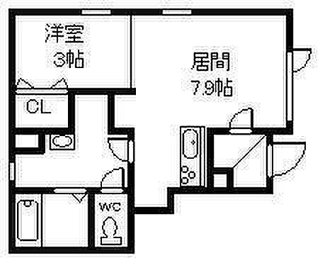 北海道旭川市二条通１丁目 賃貸アパート