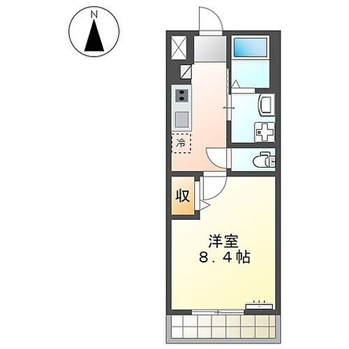 愛媛県松山市小坂5丁目5-23 1K アパート 賃貸物件詳細