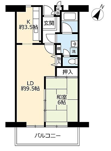 大阪府大阪市福島区鷺洲６丁目 賃貸マンション
