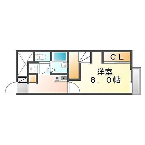 広島県福山市東手城町1丁目 東福山駅 1K アパート 賃貸物件詳細