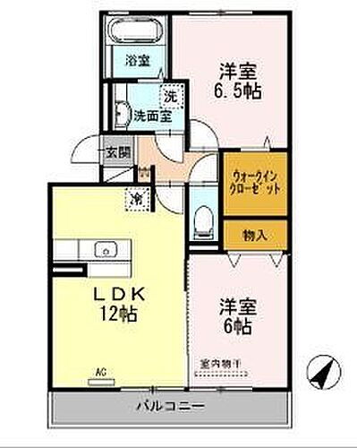 広島県福山市草戸町5丁目 福山駅 2LDK アパート 賃貸物件詳細