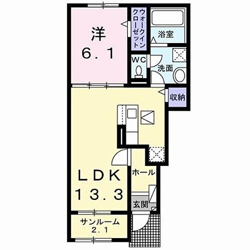 福岡県行橋市行事8丁目 行橋駅 1LDK アパート 賃貸物件詳細