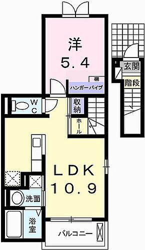 兵庫県姫路市飾磨区英賀宮町2丁目 英賀保駅 1LDK アパート 賃貸物件詳細