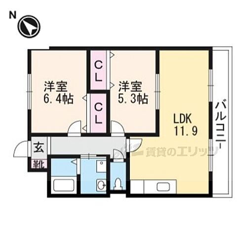 滋賀県東近江市東沖野3丁目 八日市駅 2LDK マンション 賃貸物件詳細