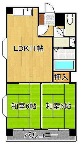 福岡県北九州市門司区原町別院 門司駅 2LDK マンション 賃貸物件詳細