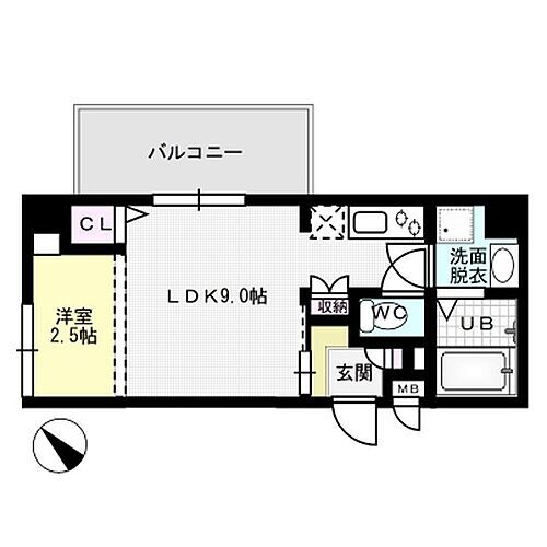 アルティザ春日原駅前クロス 2階 1LDK 賃貸物件詳細