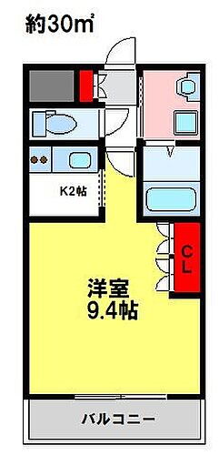 佐賀県鳥栖市今泉町2622-28 鳥栖駅 1K アパート 賃貸物件詳細