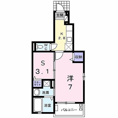 兵庫県明石市東野町2151-4 大蔵谷駅 1SK アパート 賃貸物件詳細