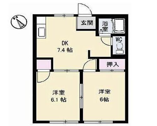 香川県高松市円座町 円座駅 2DK アパート 賃貸物件詳細