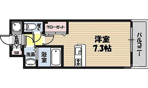 大阪府大阪市城東区今福西1丁目 蒲生四丁目駅 1K マンション 賃貸物件詳細