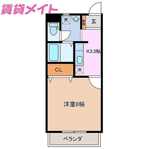 三重県三重郡川越町大字亀須新田 伊勢朝日駅 1K アパート 賃貸物件詳細