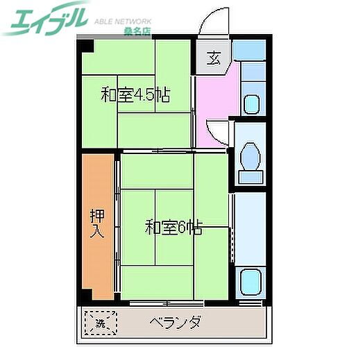 ネオステージ大仲新田ＩＩ 1階 2K 賃貸物件詳細