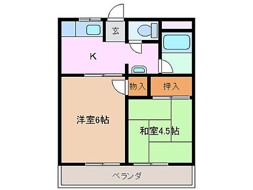 三重県津市西古河町 津新町駅 2K マンション 賃貸物件詳細