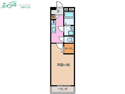 三重県津市高茶屋小森町 高茶屋駅 1K マンション 賃貸物件詳細