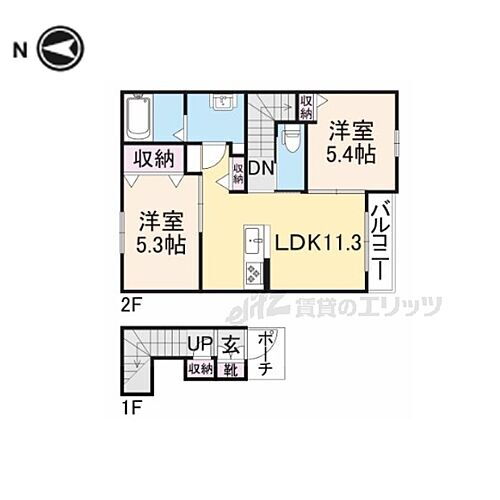 滋賀県米原市顔戸 賃貸アパート