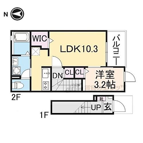 滋賀県長浜市末広町 賃貸アパート