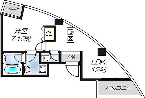 大阪府大阪市北区大淀南2丁目 福島駅 1LDK マンション 賃貸物件詳細