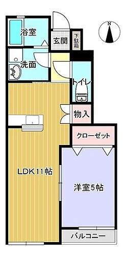 岡山県岡山市中区藤原光町3丁目 高島駅 1LDK アパート 賃貸物件詳細