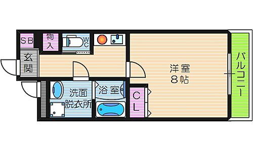 大阪府大阪市阿倍野区王子町１丁目 昭和町駅 1K マンション 賃貸物件詳細