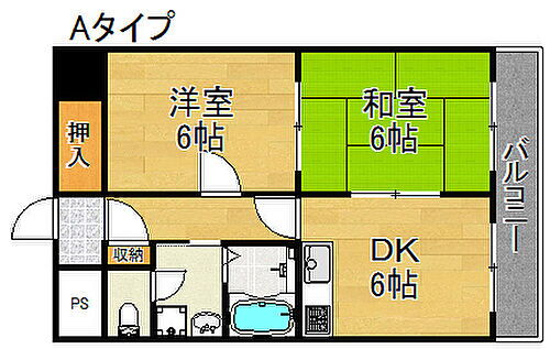 大阪府大阪市西成区南津守７丁目 北加賀屋駅 2DK マンション 賃貸物件詳細