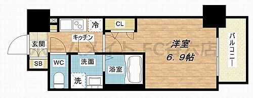 大阪府大阪市福島区吉野4丁目19-1 野田駅 1K マンション 賃貸物件詳細